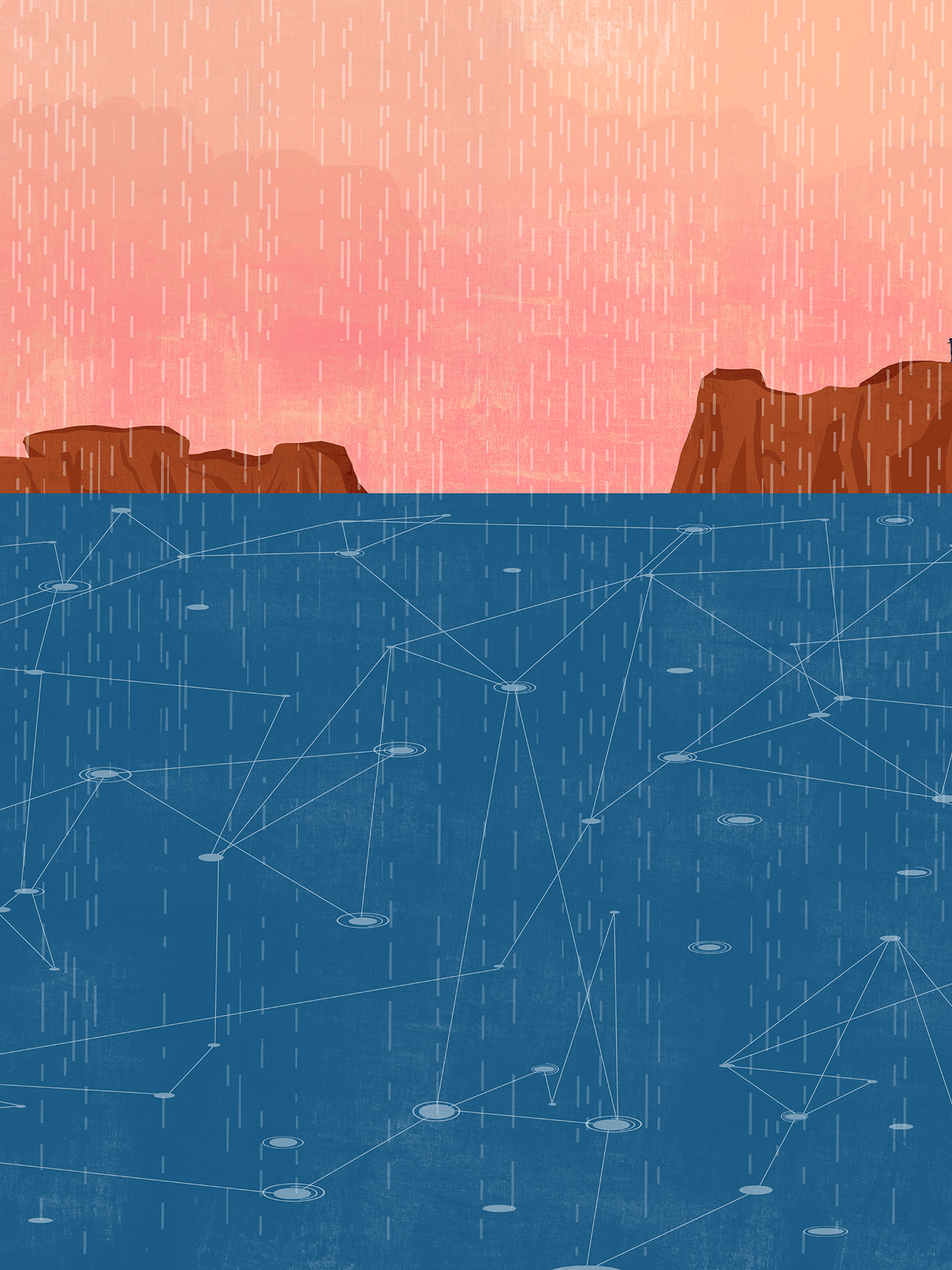 Dataspring for WeTransfer — PR illustration