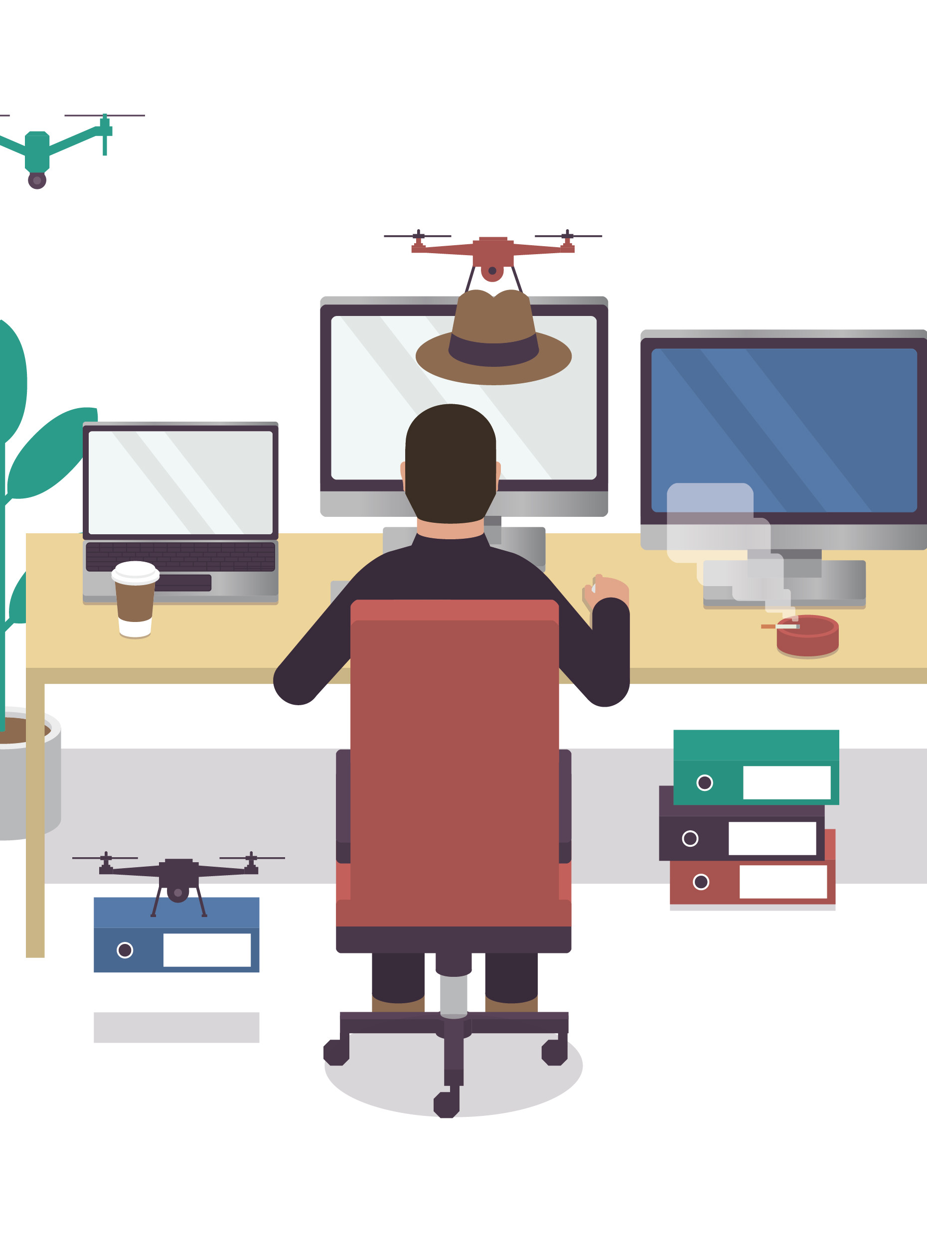 Feature image for Forbes mag — editorial illustration