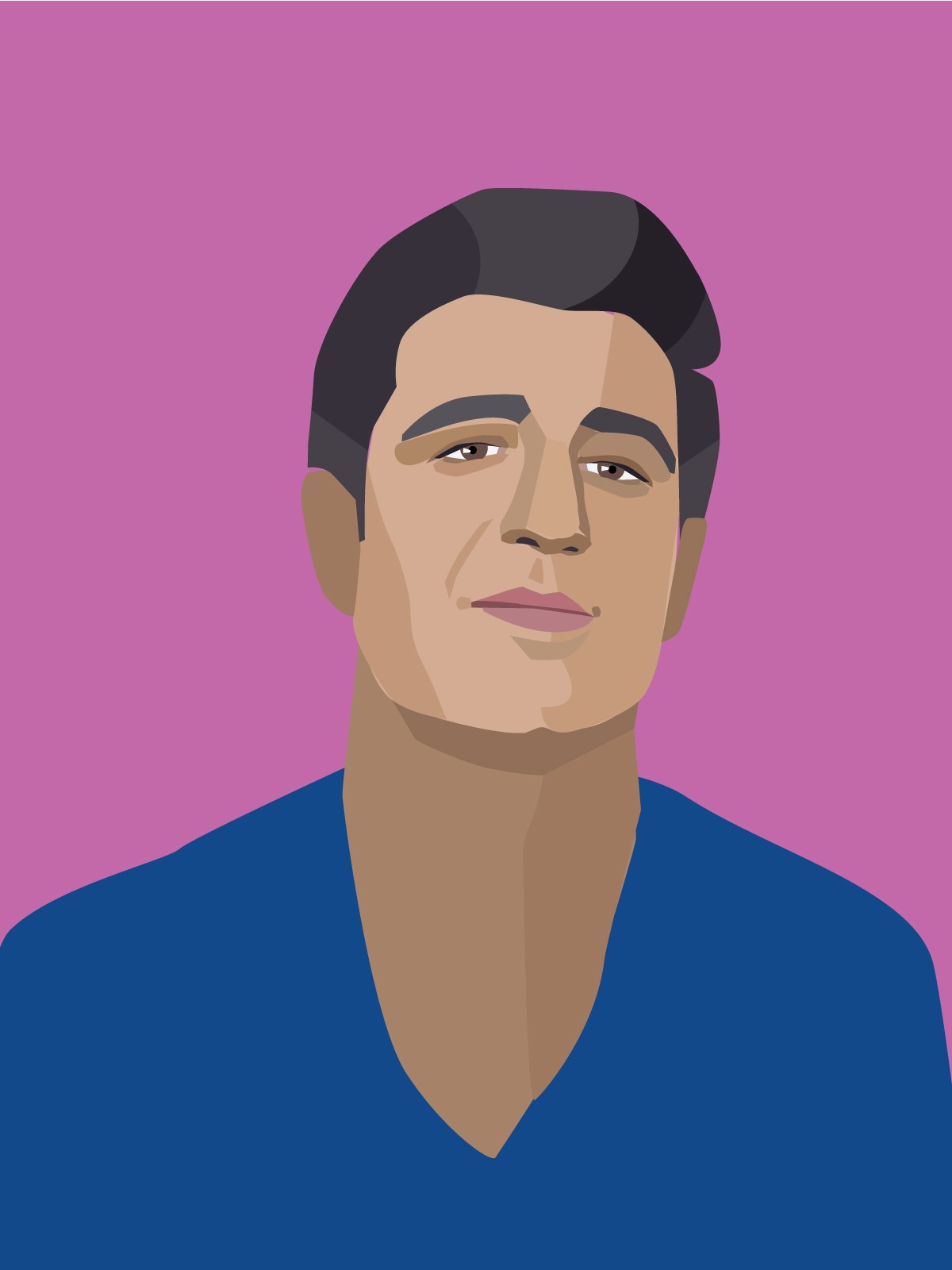 Portraits for Harvard Business Review — publishing illustration