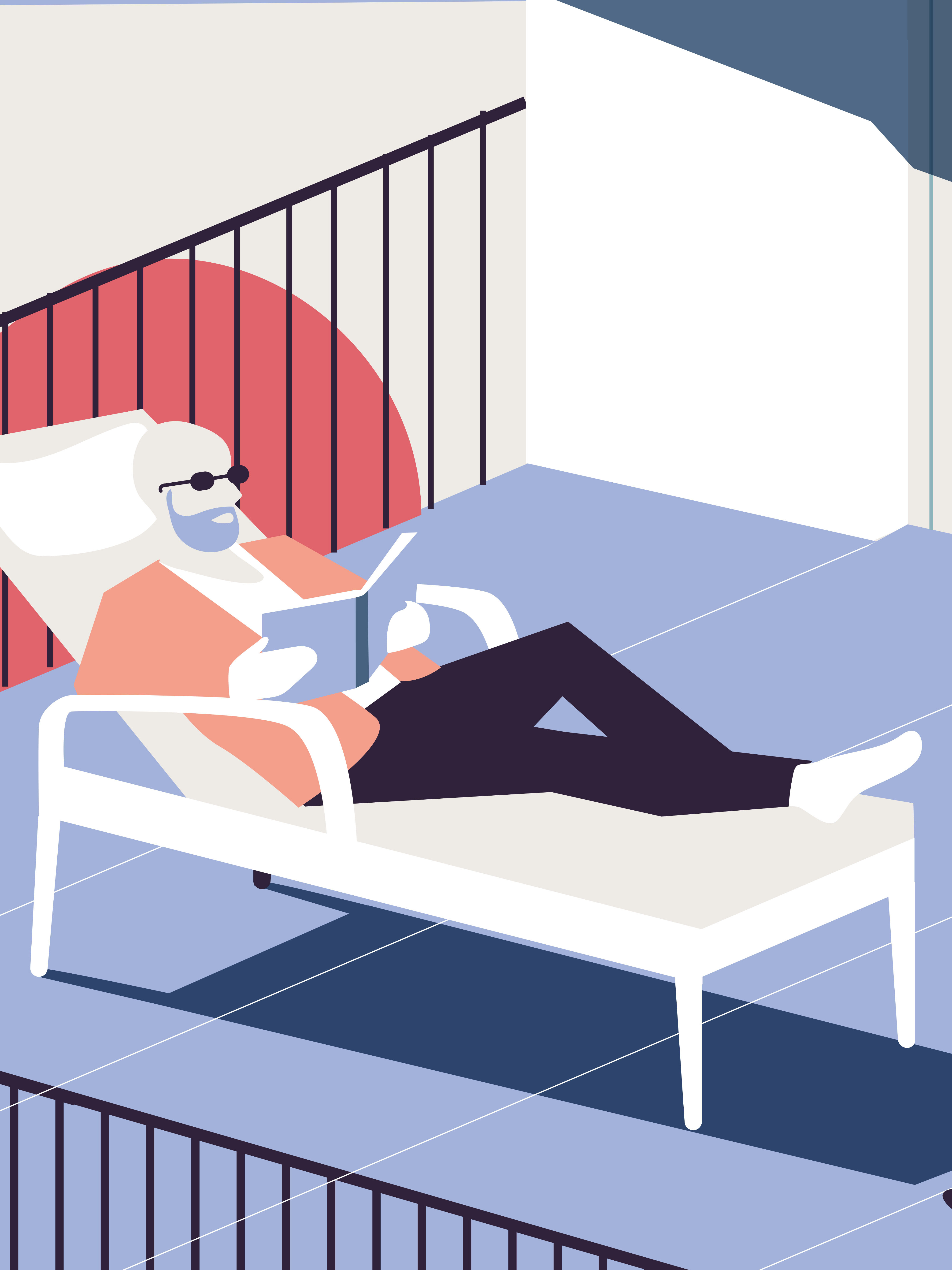 Trusty for Adobe Spark via Eyedentity — editorial illustration