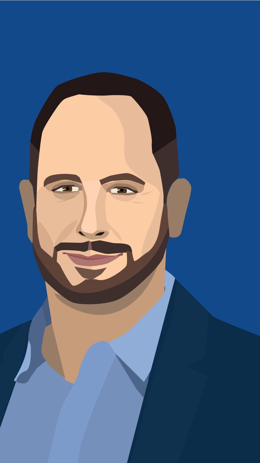 Portraits for Harvard Business Review — publishing illustration