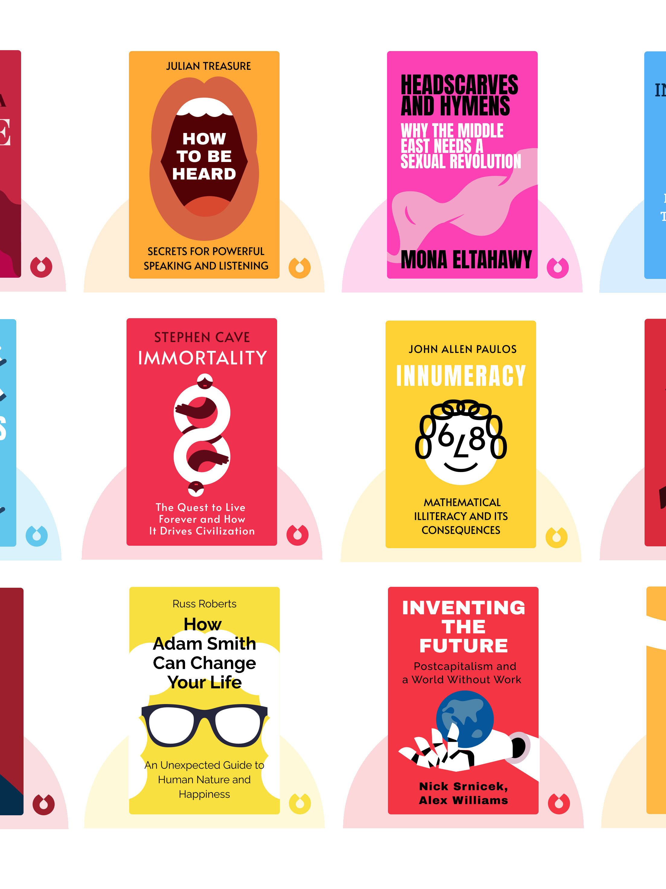 Blinkist book covers by Judit — corporate illustration by Judit