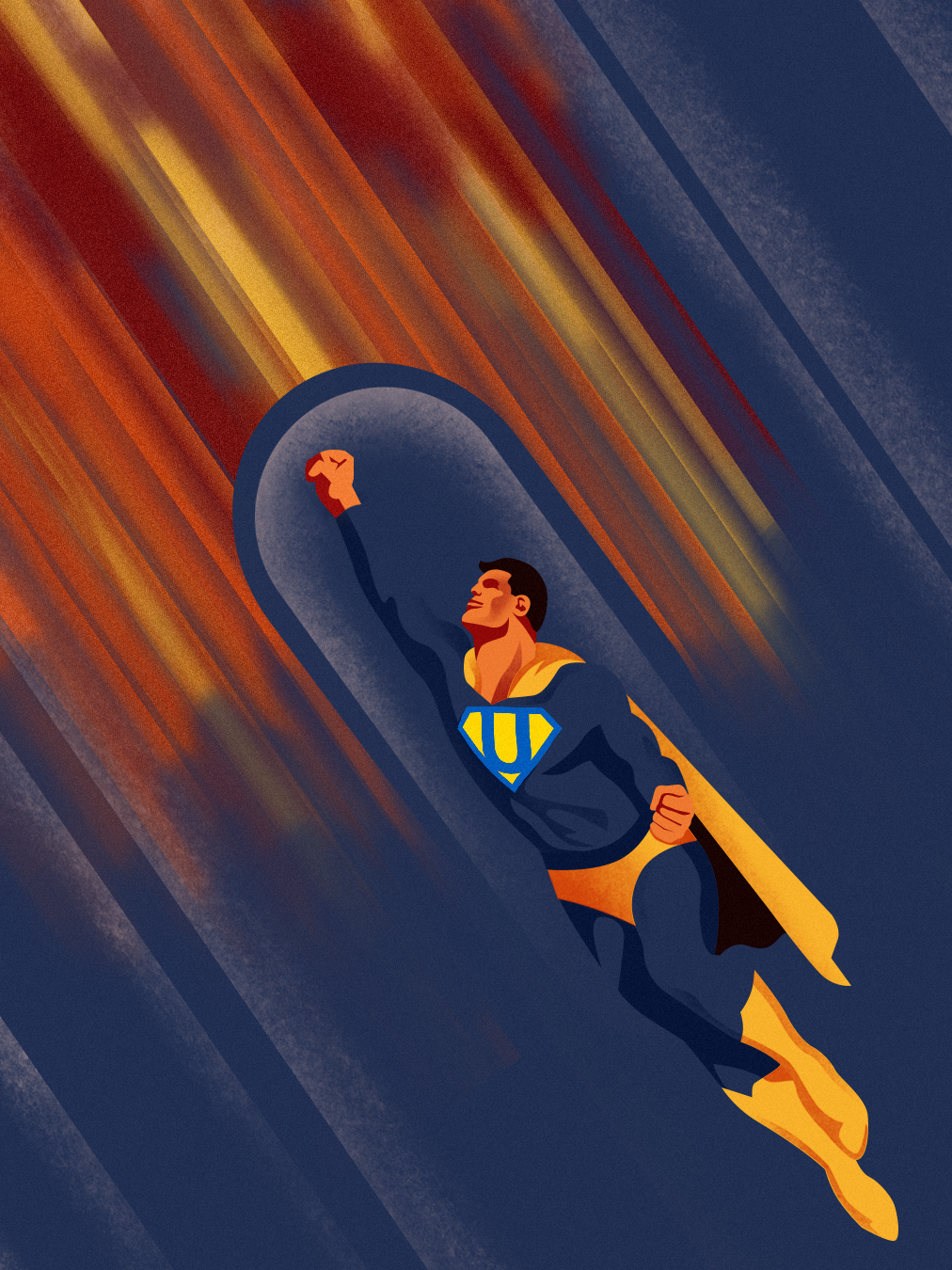 Ukrainian soldiers Cover for Forbes Next — corporate illustration by Domagoj Šokčević