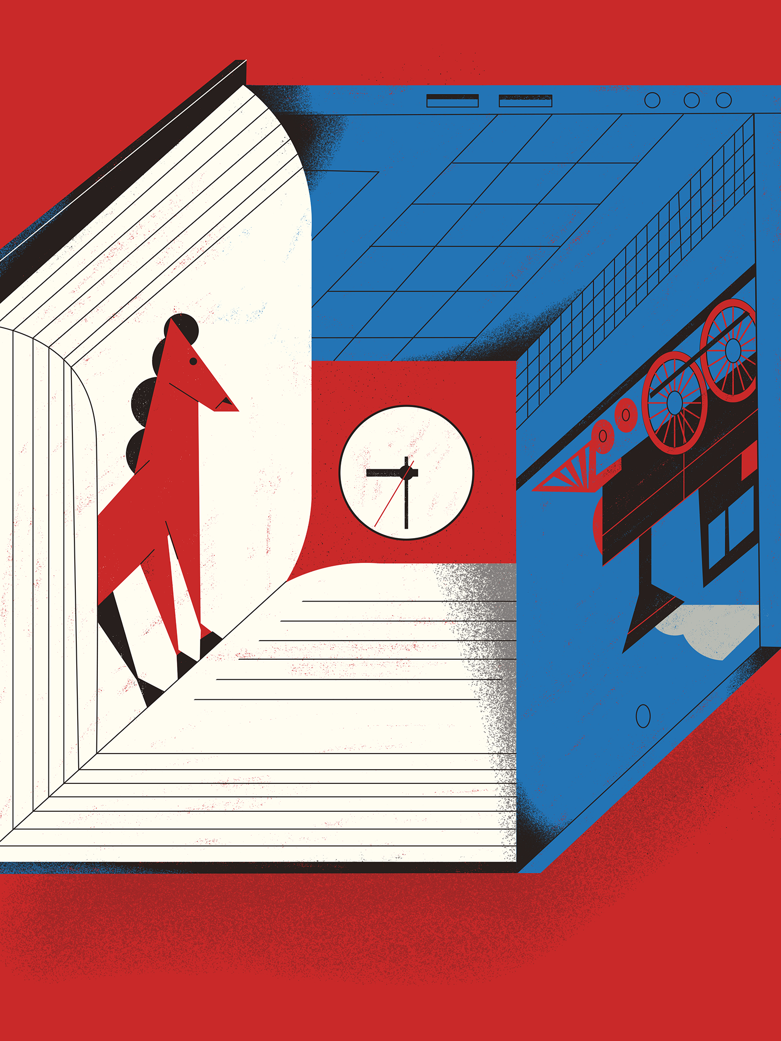 The Author Magazine — corporate illustration by Antonio Rodríguez
