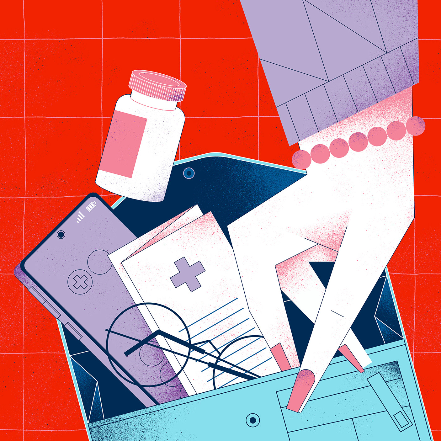 CSV Health — corporate illustration by Antonio Rodríguez