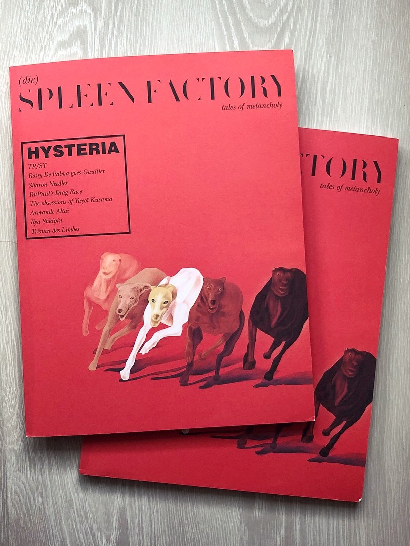 Cover of Spleen Factory magazine — editorial illustration