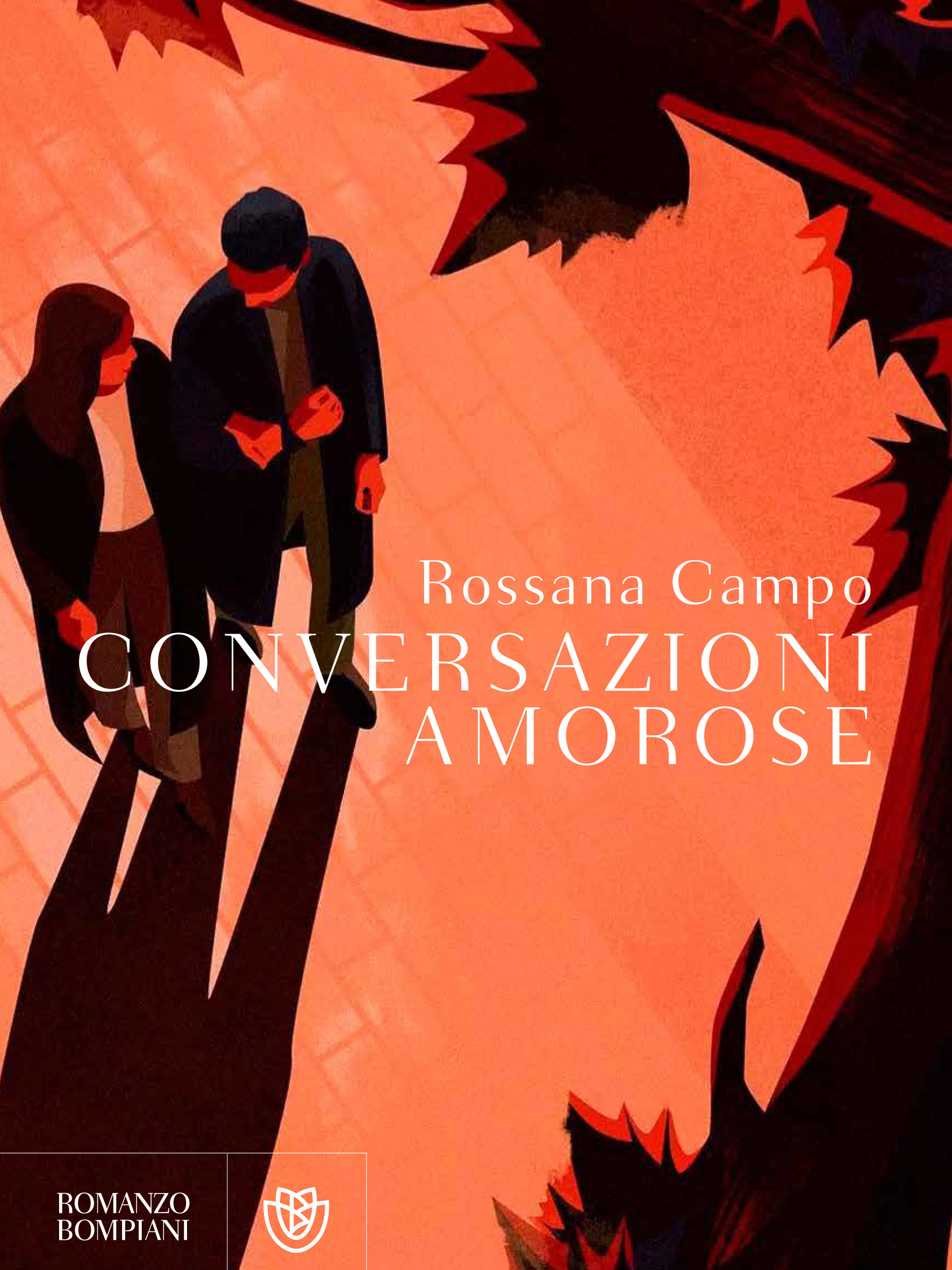 Book Cover for Conversazioni Amorose by Rossana Campo — editorial illustration by Domagoj Šokčević