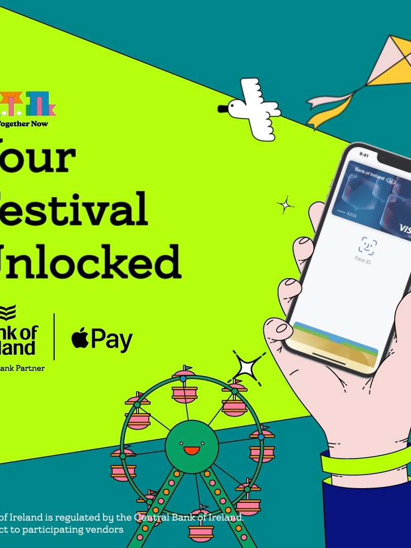 Bank of Ireland Key Visual for All together Festival — publishing illustration by Daniel