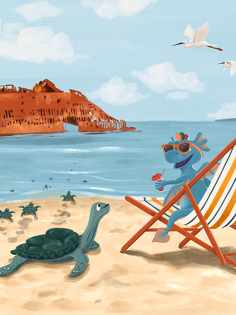 Hydrotour — cover illustration by Felix Escauriaza