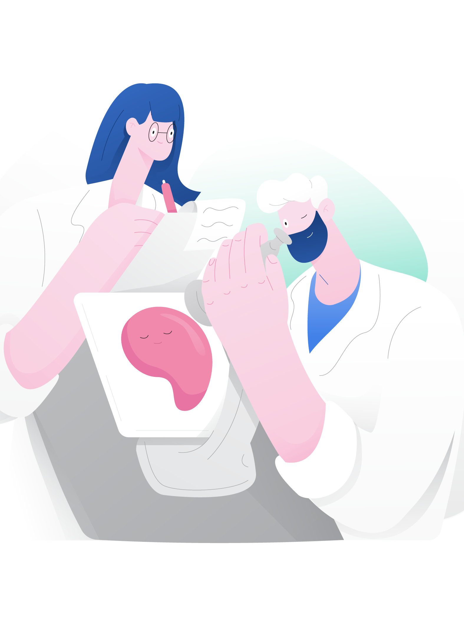 Imunoglukan — editorial illustration by Kris Štupák