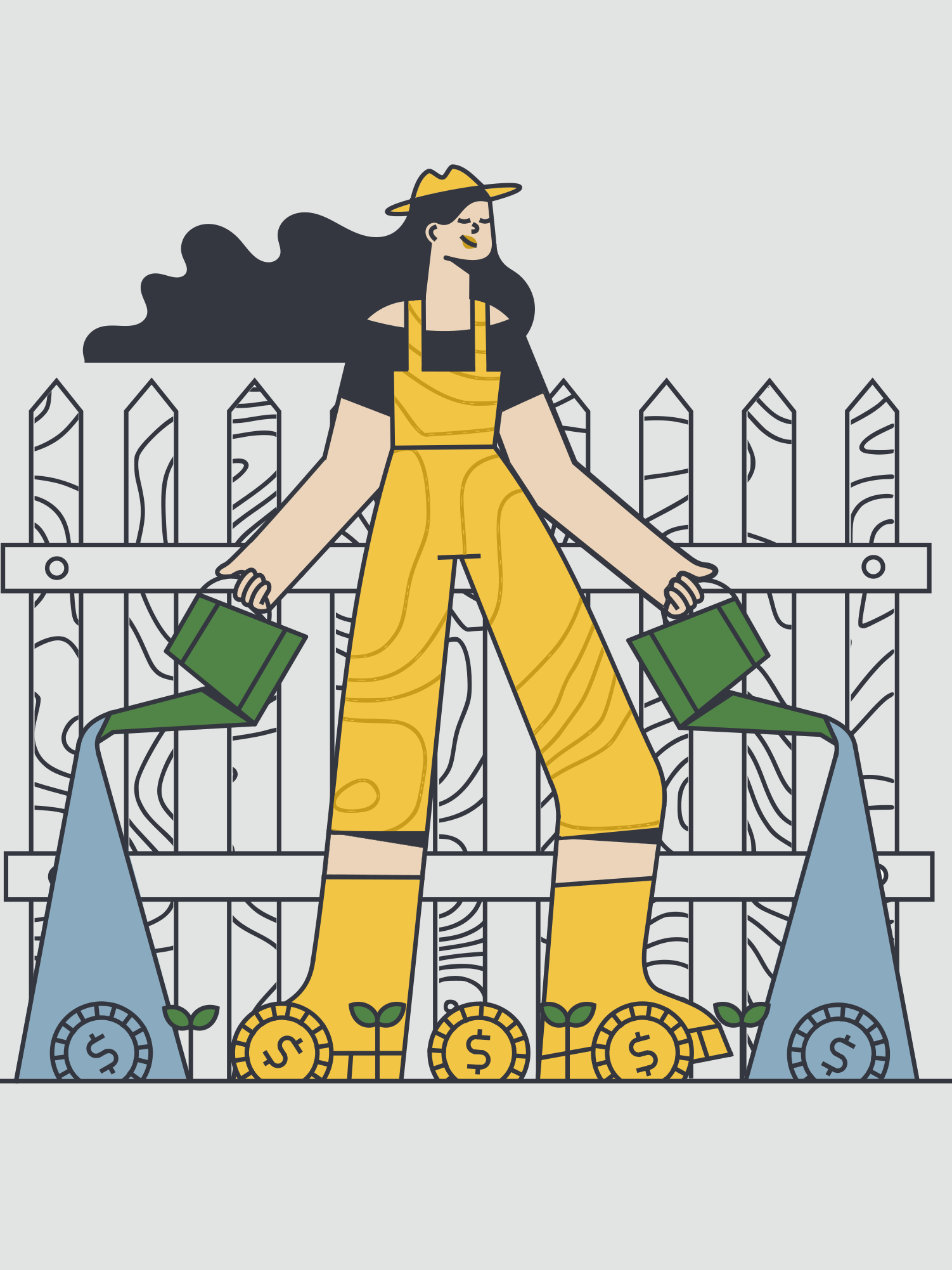 Synchrony Bank — editorial illustration by Saša
