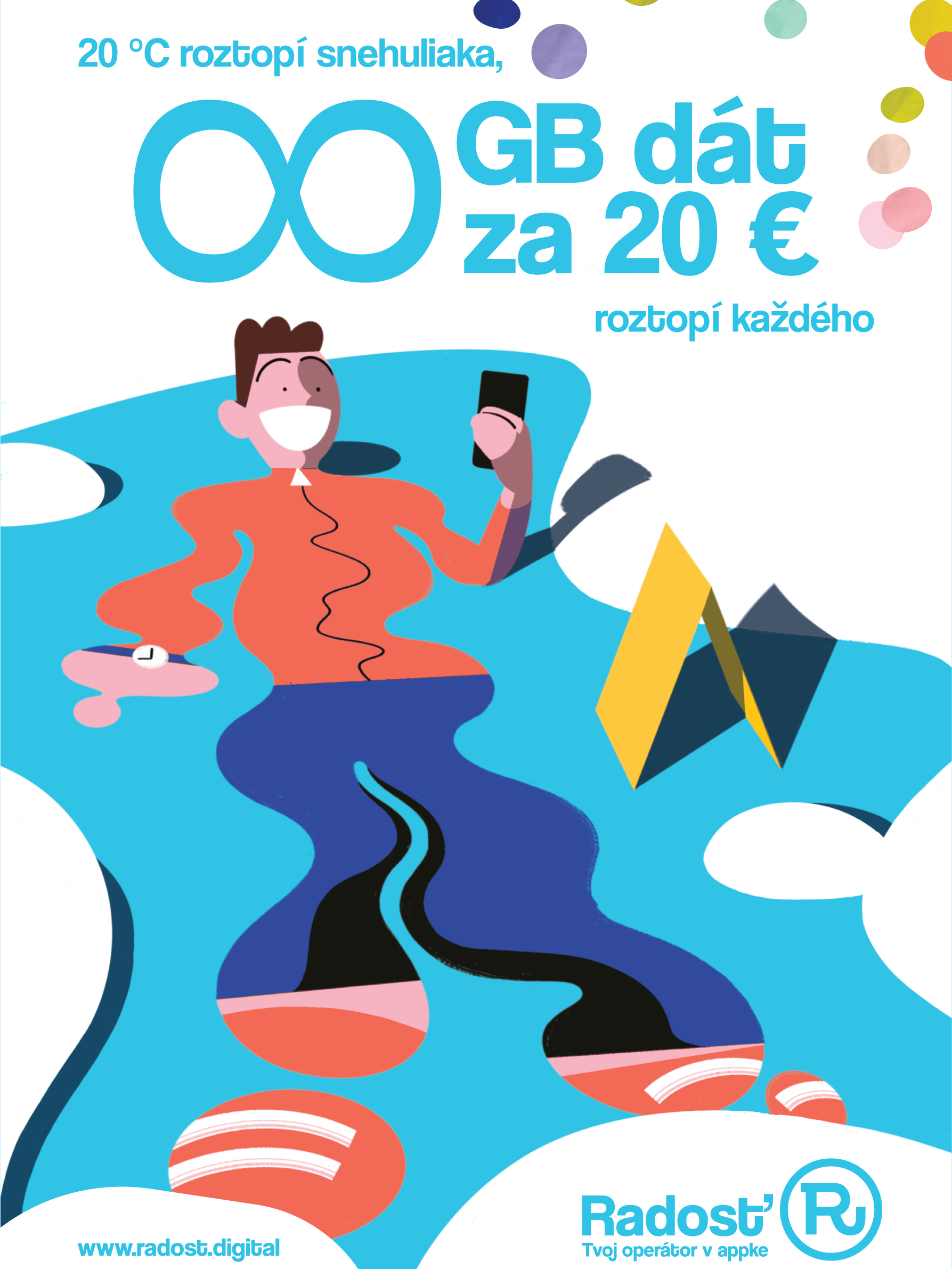 Ad for VUB Bank — editorial illustration by Samuel
